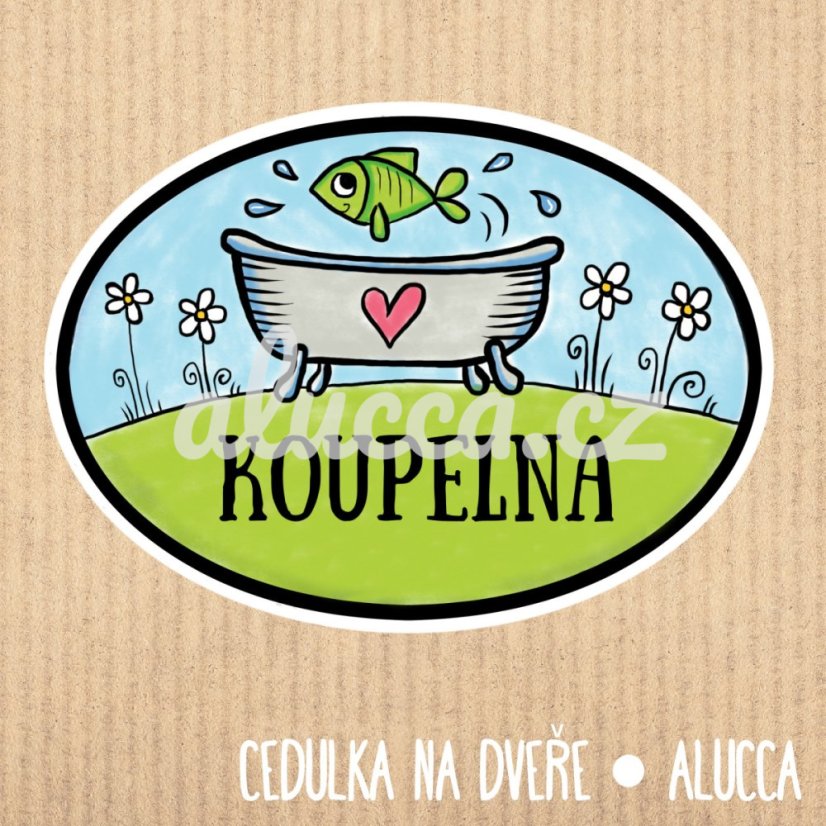 cedulka Koupelna