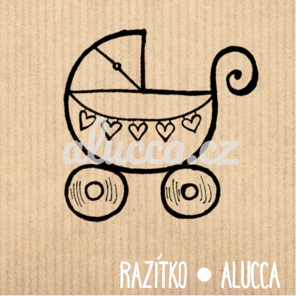 kočárek - Velikost: 6 cm