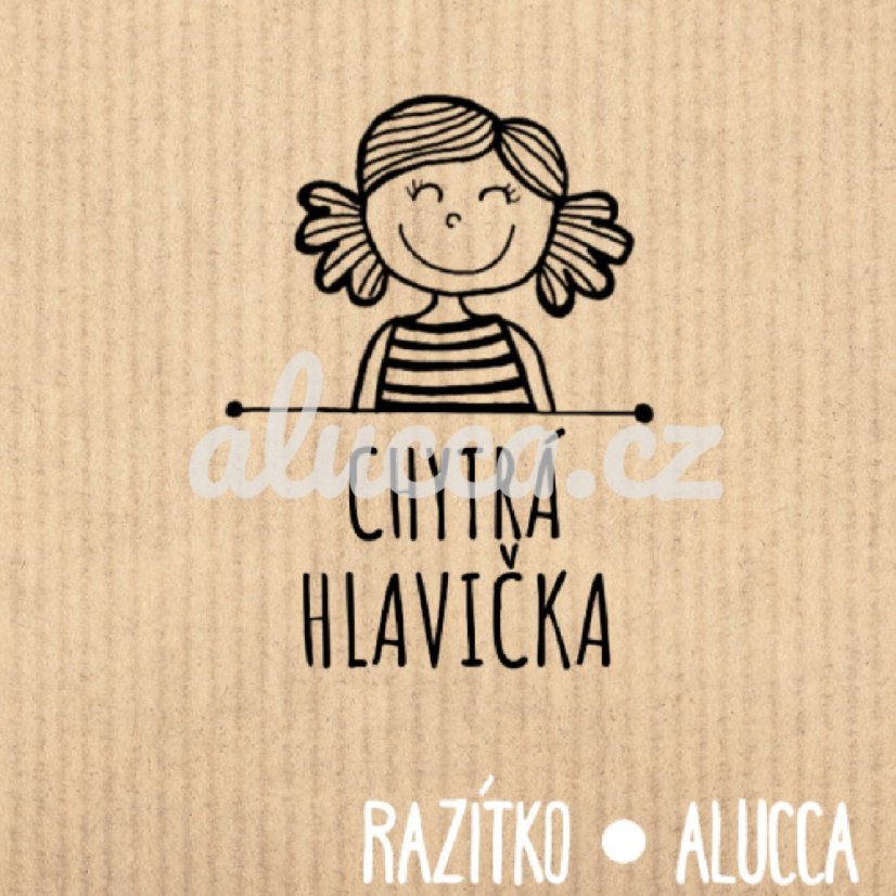 chytrá hlavička - Velikost: 4 cm 