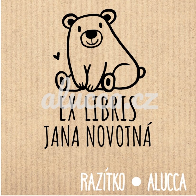 ex libris s vaším jménem - Velikost: 4 cm se změnou textu ex libris s vaším jménem - Velikost: 4 cm se změnou textu
