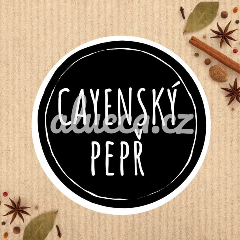 cayenský pepř - Velikost: 6 cm