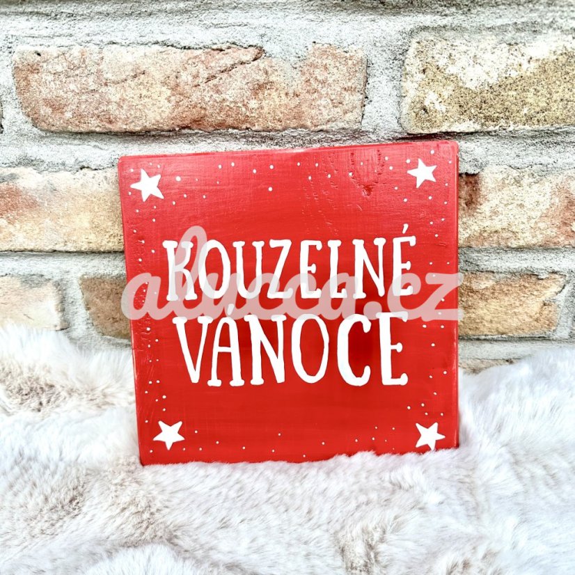 cedule Kouzelné Vánoce / Veselé Vánoce