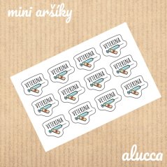 mini samolepky Veterina