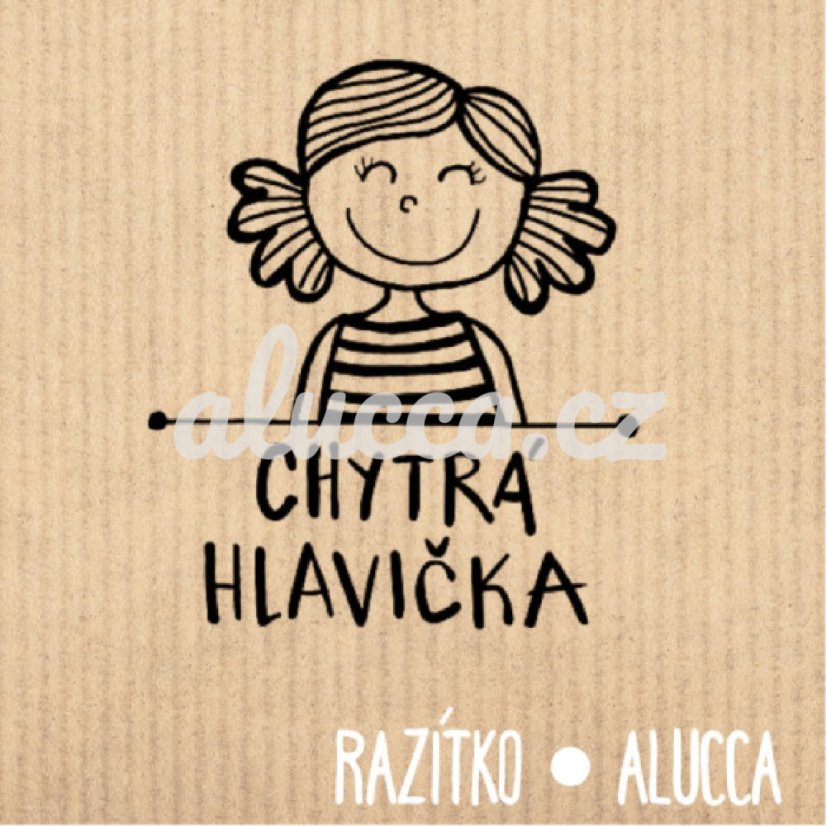 chytrá hlavička - Velikost: 3 cm 