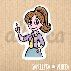 samolepka Učitelka