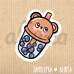 samolepka Bubble tea