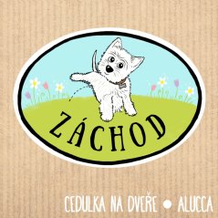 cedulka Záchod