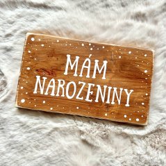 cedule 1 rok / mám narozeniny