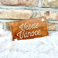 cedule Krásné svátky / Veselé Vánoce
