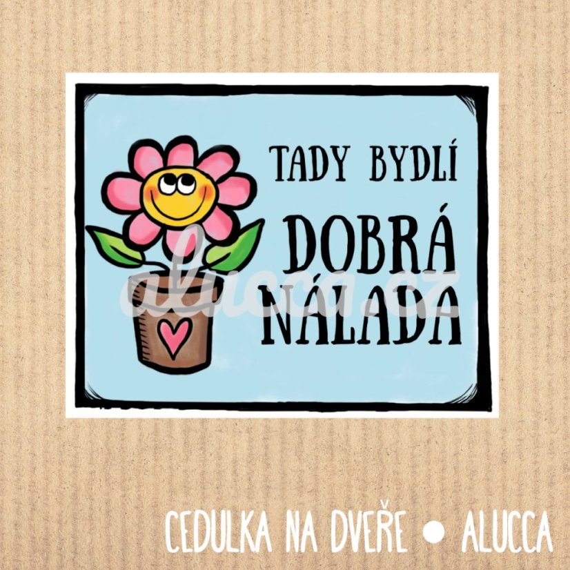cedulka  Dobrá nálada
