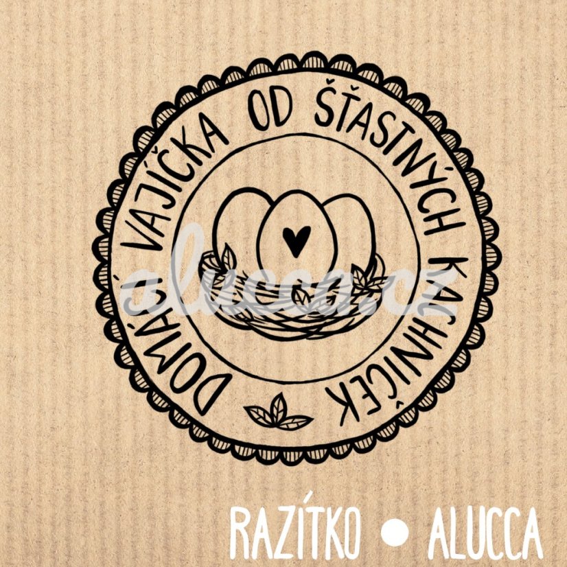 domácí vajíčka - Velikost: 4 cm 