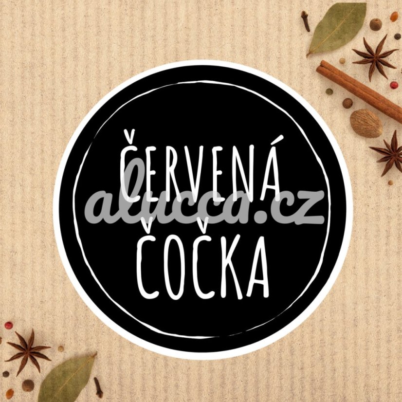 červená čočka - Velikost: 4 cm červená čočka - Velikost: 4 cm