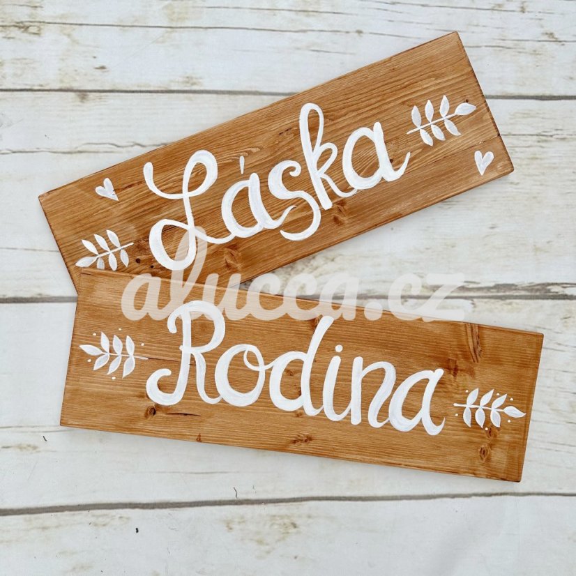 cedule Láska - Rodina cedule Láska - Rodina