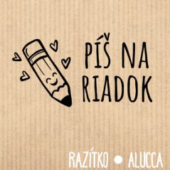 píš na riadok