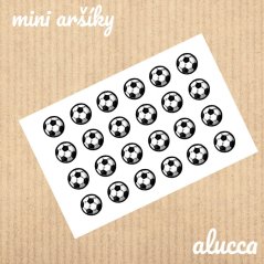 mini samolepky Fotbal
