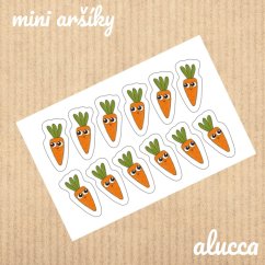 mini samolepky Mrkvičky