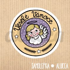 samolepka  Veselé Vánoce