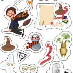 samolepky  Harry Potter