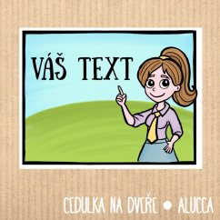 cedulka  Váš text
