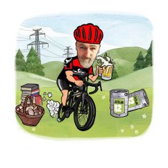 ilustrace / karikatura NAROZENINOVÁ