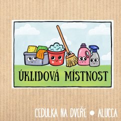cedulka  Úklidová místnost