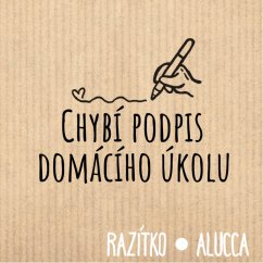chybí podpis domácího úkolu