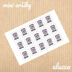 mini samolepky  Váha