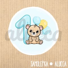 samolepka  1.narozeniny