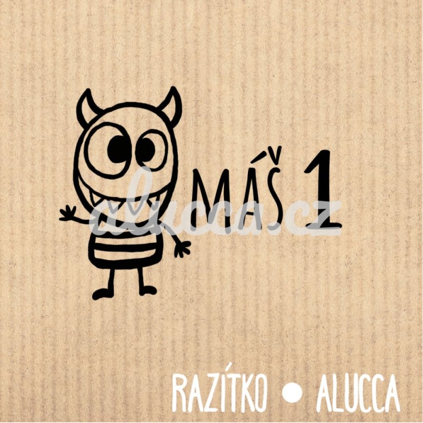 máš 1 - Velikost: 4 cm 