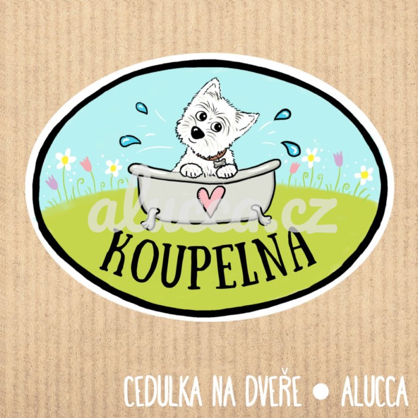 cedulka  Koupelna