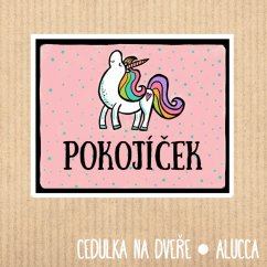 cedulka  Pokojíček
