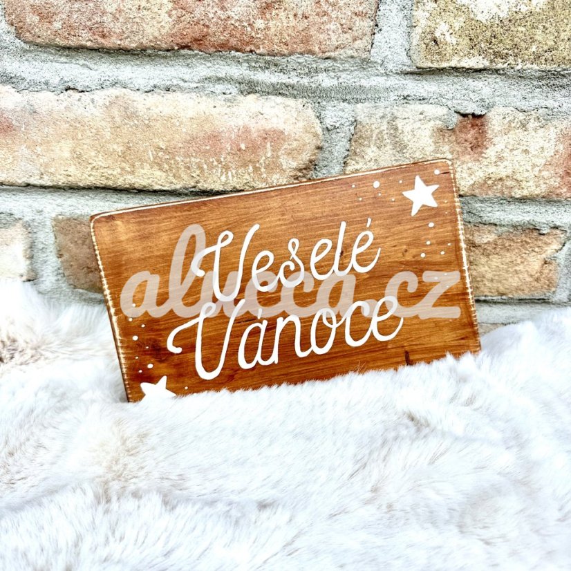 cedule Krásné svátky / Veselé Vánoce
