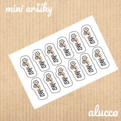 mini samolepky  Řasy