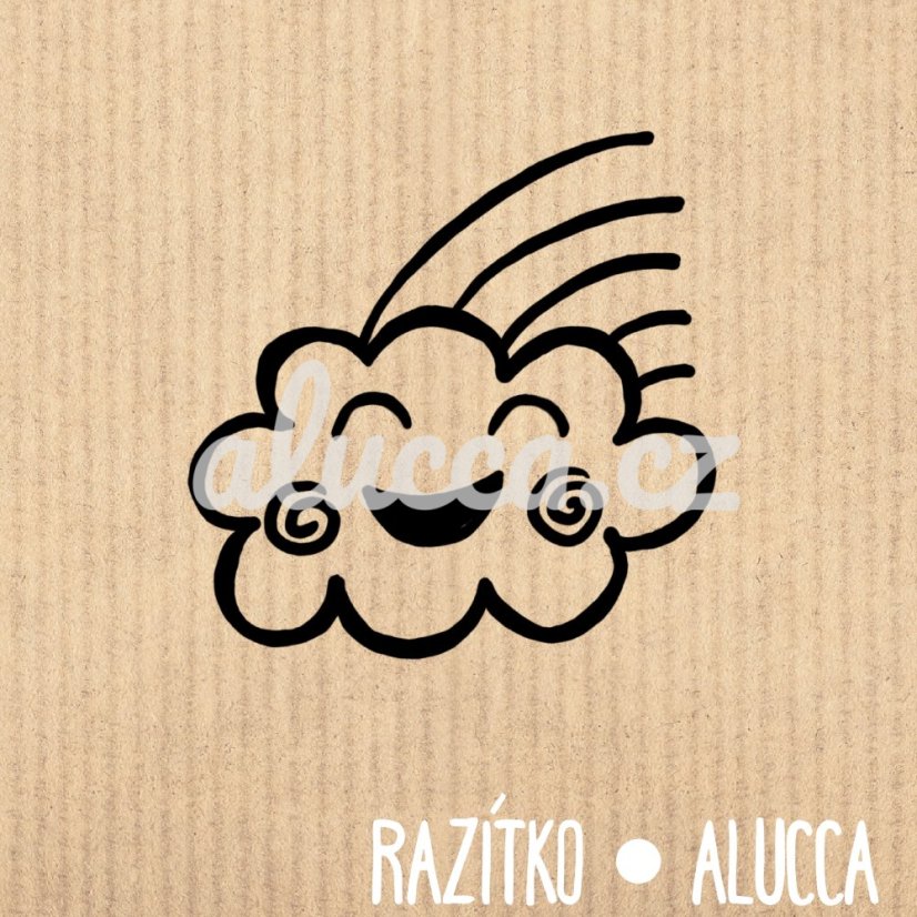 mráček s duhou - Velikost: 5 cm