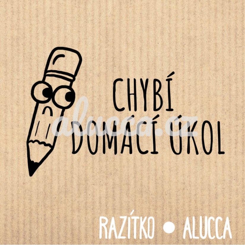 chybí domácí úkol - Velikost: 4 cm 