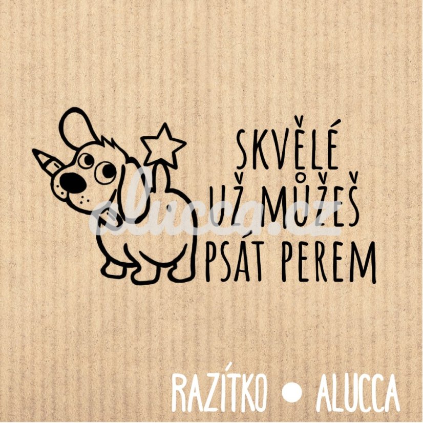 už můžeš psát perem