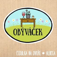 cedulka Obýváček