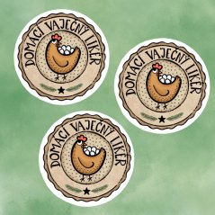 samolepkový arch Vaječný likér