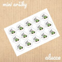 mini samolepky Výlet