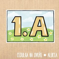 cedulka  Třída Louka