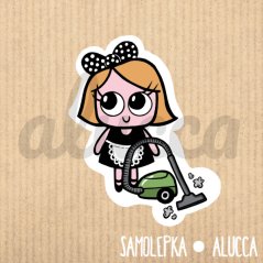 samolepka Luxování