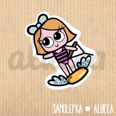 samolepka Wakeboard