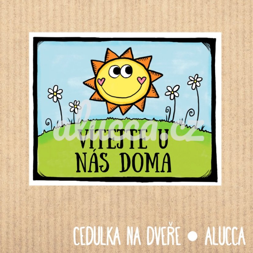 cedulka Vítejte