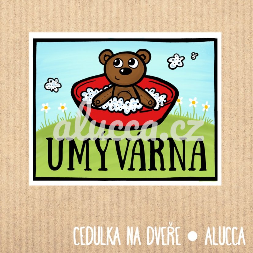 cedulka Umývárna