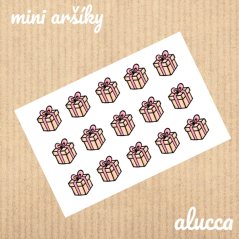 mini samolepky  Dárečky