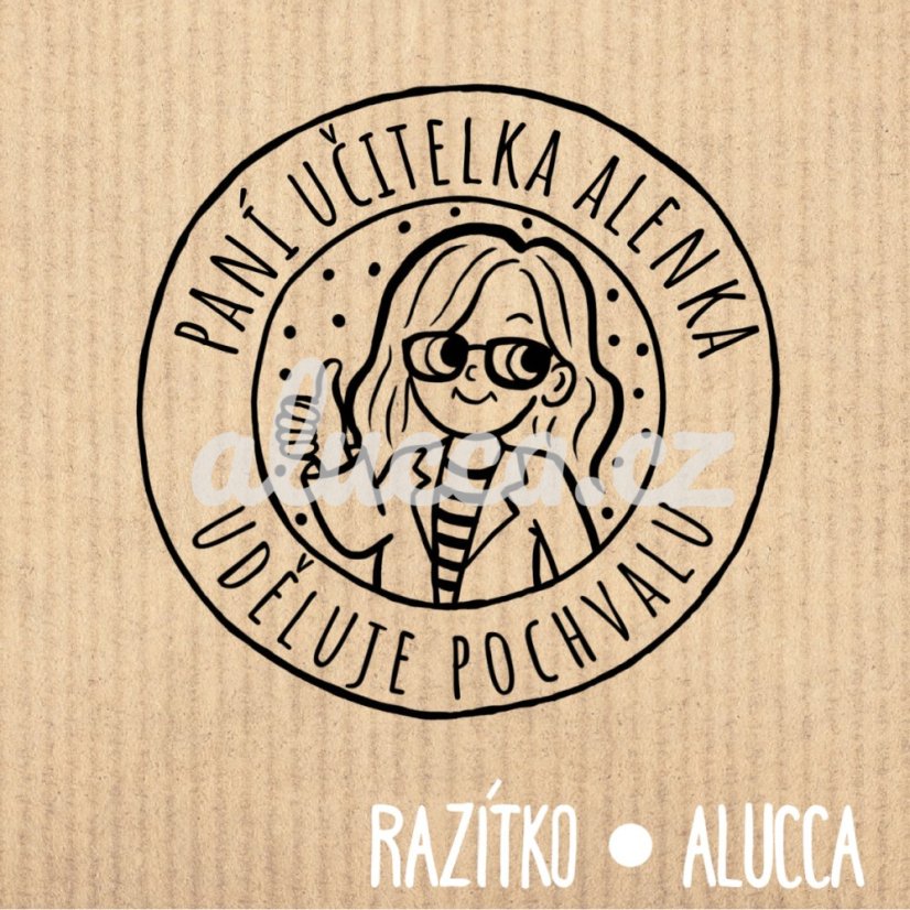 razítko na přání pro učitelku