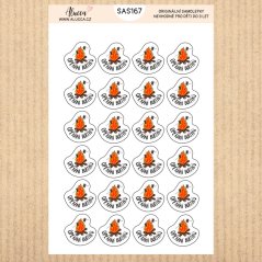 samolepky Opékání buřtíků