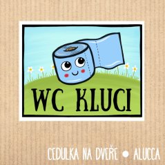 cedulka Wc kluci