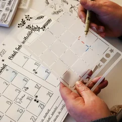 šablona do diáře Kalendárium